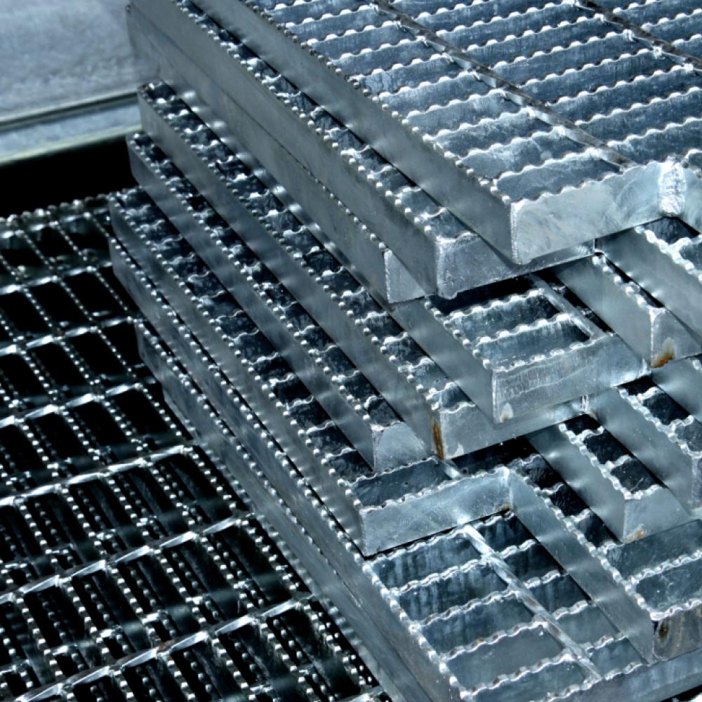 镀锌钢格板整体展示图